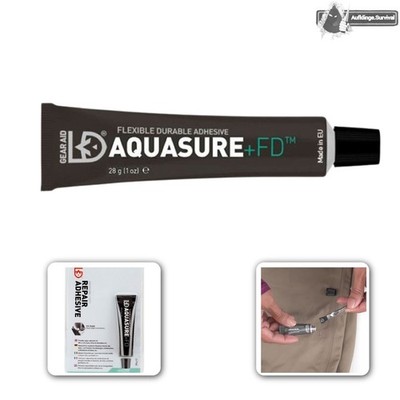 GearAid AQUASURE+FD Reparaturkleber 28g für Neopren, Trockenanzug, Ponton