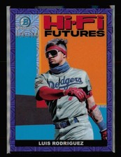 2022 Bowman #HIFI-14 Luis Rodriguez Hi-Fi Futures Mojo Purple Refractors #/250