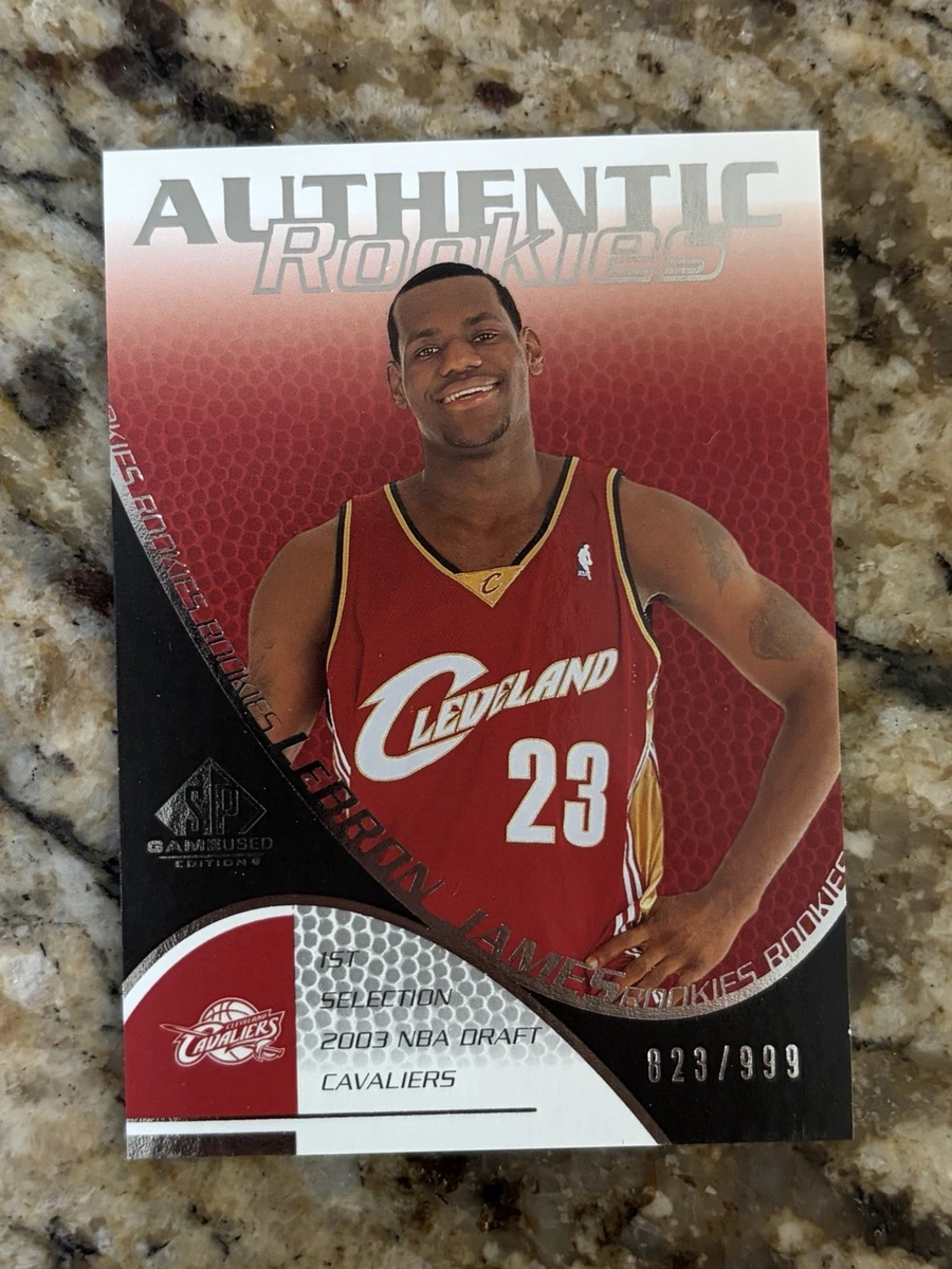 2003-04 SP Game Used - LeBron James #107 for sale | eBay