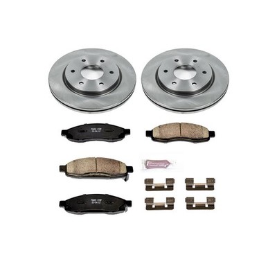 PowerStop Disc Brake Kit - Front - Fits Infiniti QX56 2005-2007, Nissan Armada 2
