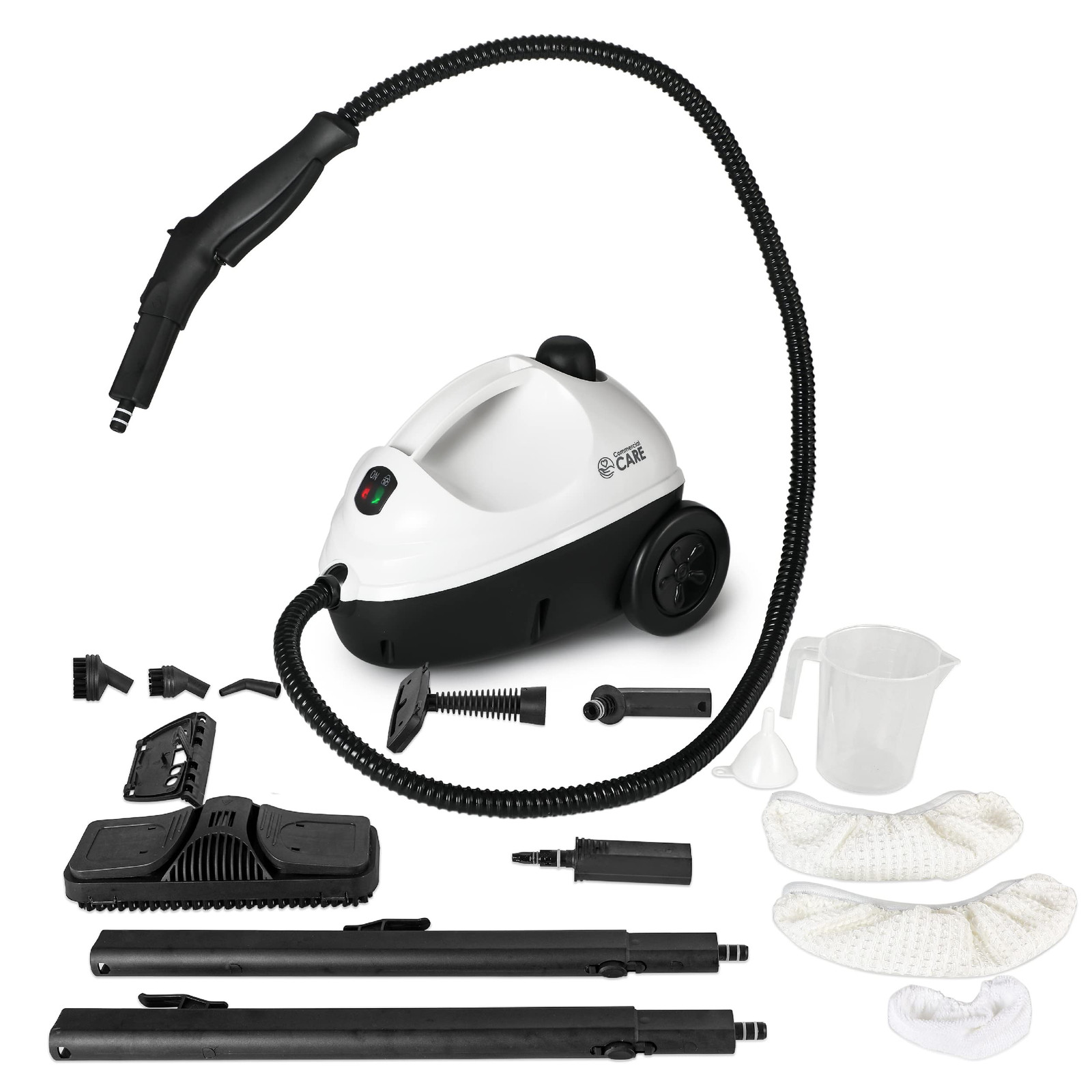 1500W Multipurpose Steam Cleaner with Accessory Kit for Clothes Floors and More-image