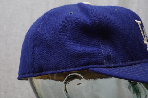 LA Dodgers Baseball Cap, Hat fitted 7 1/2 Blue Sports Specialties Wool Stained - Picture 2 of 16