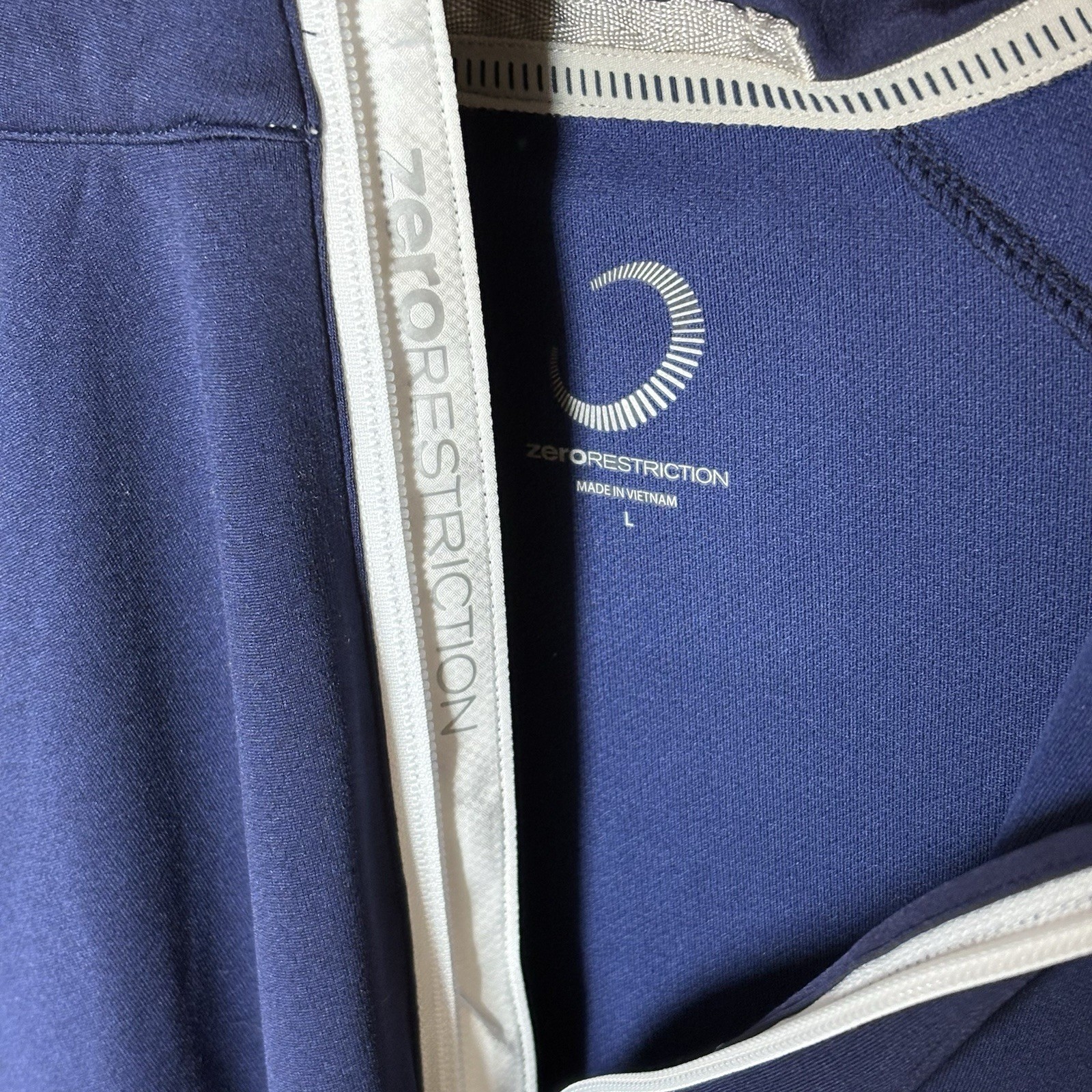 Zero Restriction Z425 Mens Large L 1/4 Zip Pullover Golf Jacket Performance $155