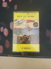 Men at Work Cargo Cassette Tape sounds great Rare yellow cover