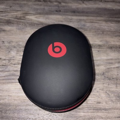 Original Beats S. 2 3 Wireless Headphones Hard Zipper Case Only  Black Red,clean