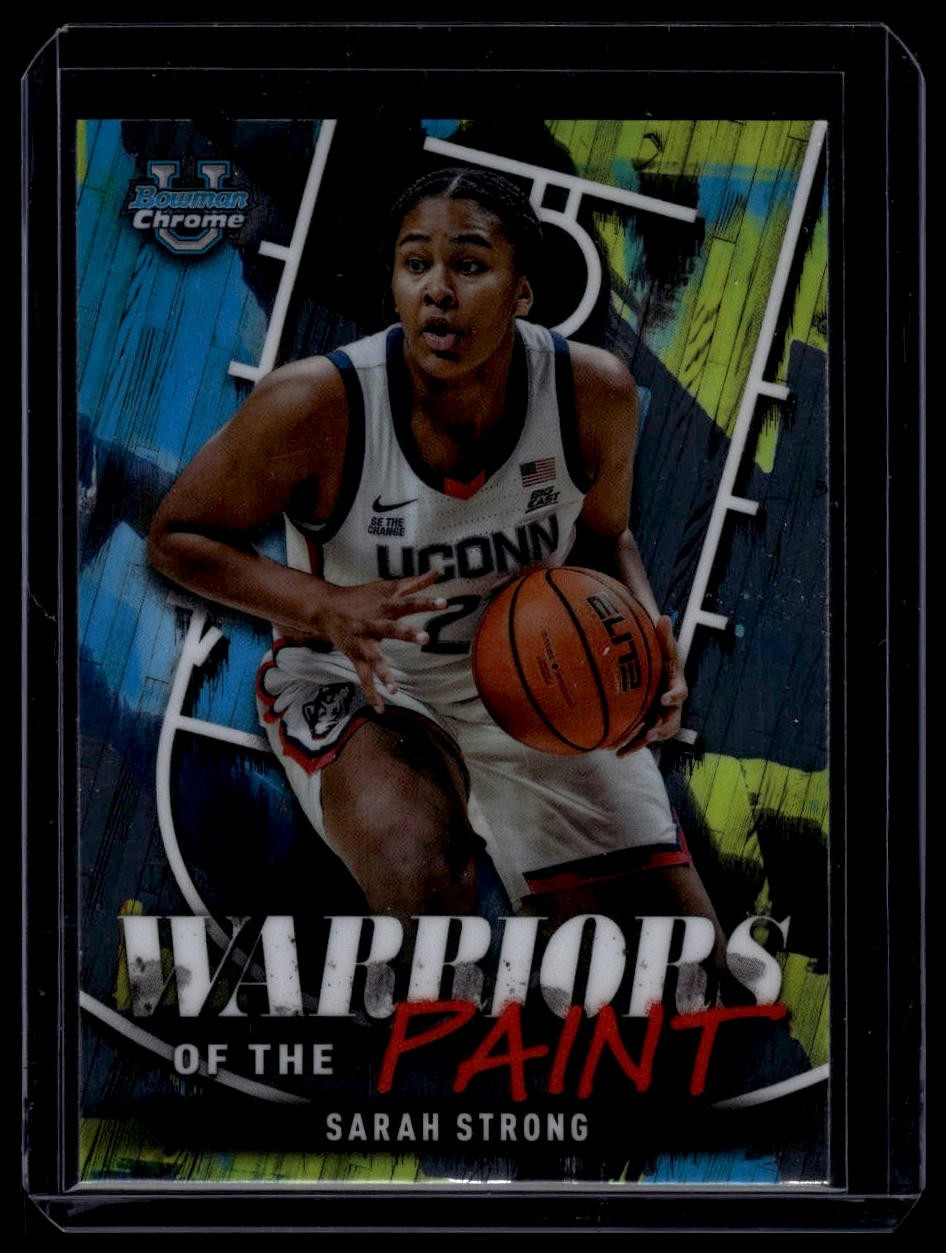 2024-25 Bowman University Chrome #WP-25 Sarah Strong Warriors in the Paint