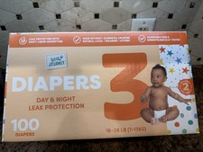 Little Journey Diapers Day And Night Leak Protection 100 Diapers Size 3