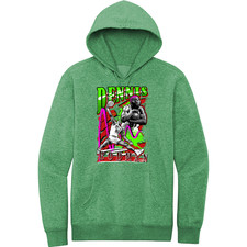 NEW RETRO KINGS THE WORM 90s HEATHER GREEN Hoodie SMALL-4XLARGE MADE IN USA