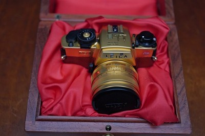 Leica R6.2 Hong Kong 1997 24K Gold-Plated Limited #161/300 w/ Summicron-R 50mm