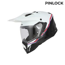 CASCO MOTO INTEGRALE ACERBIS ASSAULT ADVENTURE ENDURO BIANCO NERO