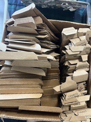 350 Shipping Tuck Reverse Mailers Chipboard Kraft Box Cartons Different Sizes