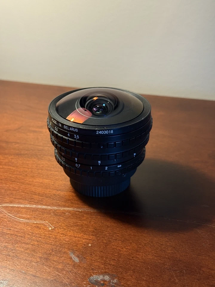 FISHEYE PELENG 8mm/3.5 LENS 8mm F 3.5 PENTAX M42 THREAD MOUNT ORIGINAL - Image 3 of 4
