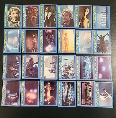 Close Encounters of the Third Kind 1977 Wonder Bread Vintage Card Set 24 Cards