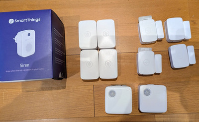 Samsung Smart Things Set  10 Sensoren und Sirene