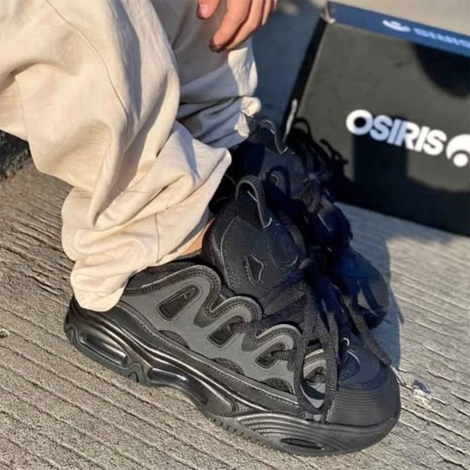 OSIRIS D3 2001 Scarpe unisex skateboard black black 2025/26 - Imagen 2 de 4