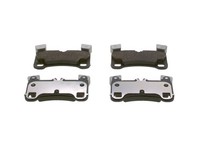 Bosch Bremsbelagsatz, Scheibenbremse Hinterachse U.A. FüR Audi, Porsche, Vw