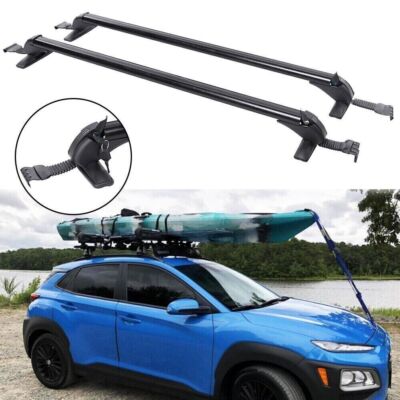 Fit For Hyundai Kona 2018-2023 Top Roof Rack Cross Bar Luggage Carrier w/  Lock
