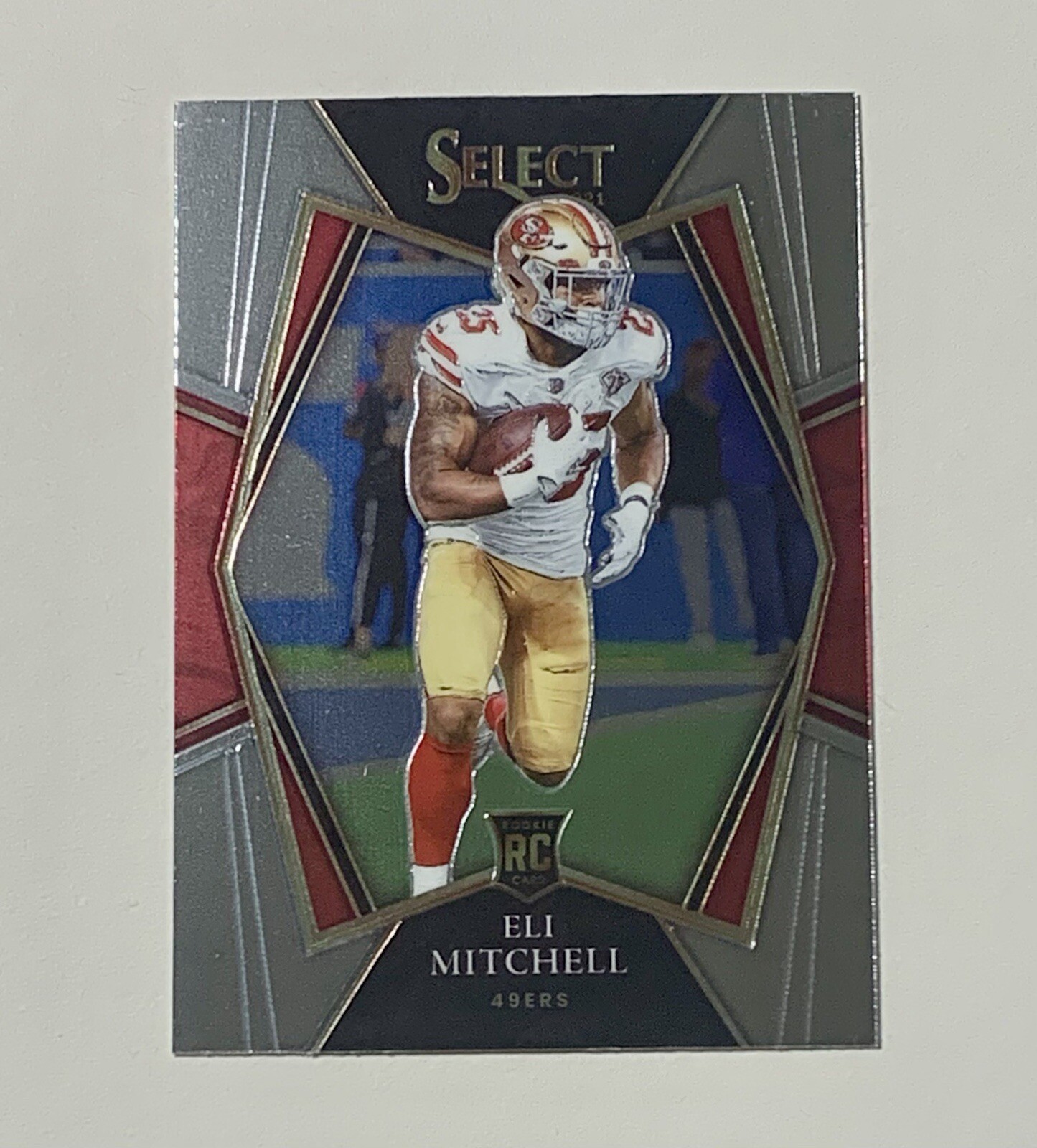 2021 Panini Select Eli Mitchell Premier Level RC #192 San Francisco 49ers