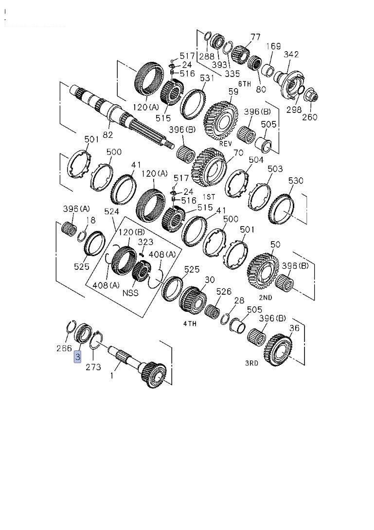 NAKA Front Driver Side Steering Knuckle and Wheel Hub Bearing