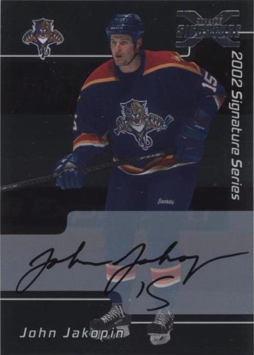 2002-03 In the Game Be A Player Signature Series - John Jakopin #016 - 1 of 1