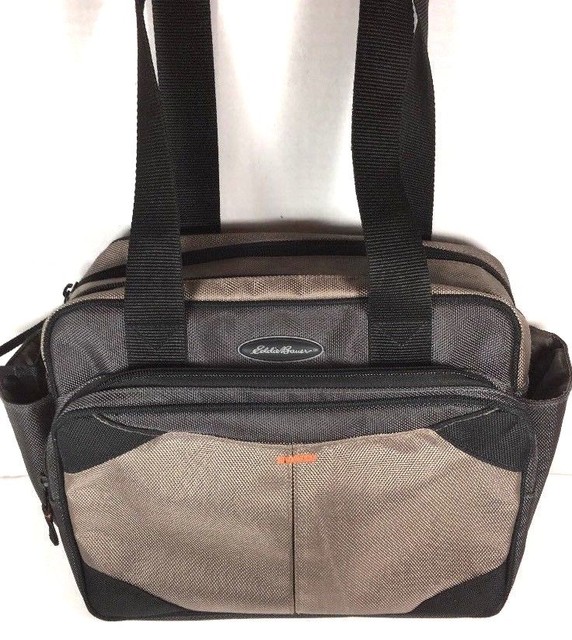 Eddie Bauer Small Taupe with Black Trim Travel Carry On BagUnisex eBay