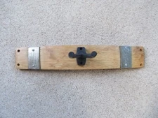 Top Stage Guitar Holder - Wall Mount - Wood / Metal - 19 1/2" x 3 1/2"  - EUC