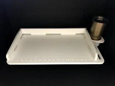 12" x 24" Starboard cutting board w/measuring tape, knife, tool slot,&cup holder