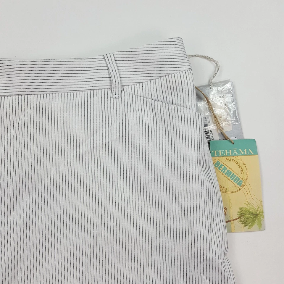 Tehama Striped Bermuda Women's Size 14 Preppy Golf Tennis Outdoor Shorts Casual - Изображение 3 из 4
