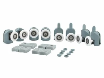 ISO TRADE 8 Duschtür Rolle Tür-Rollen Rollenführung für Duschkabine Glastürrolle Neu