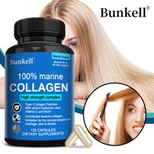 Marine Collagen Peptides Dietary Supplement Unflavored 2 Month Supply