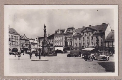 Ansichtskarte Dvůr Králové nad Labem/Königinhof an der Elbe - Marktplatz - s/w - Bild 1 von 2