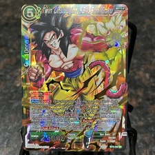 Twin Onslaught SS4 Son Goku BT5-055 SR Foil Dragon Ball Super Card Game | NM