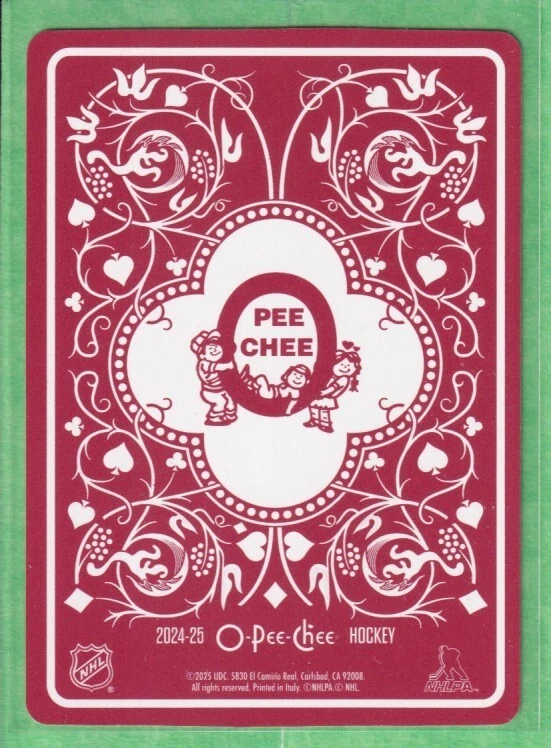 2024-25 O-Pee-Chee Playing Cards #6-DIAMONDS Jared McCann Seattle Kraken - Image 2 of 2