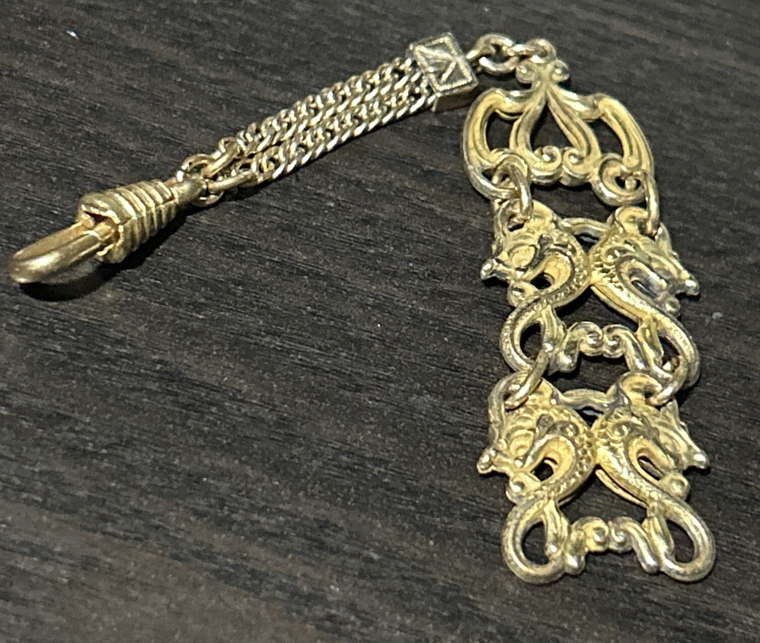 Antique Victorian Cobra Snake Yellow Gold Filled Rais… - Gem