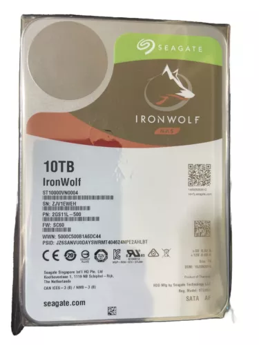ST10000VN0004 Seagate 10TB IronWolf 7.2K 256MB SATA III 3,5" Zoll Festplatte - Bild 4 von 6