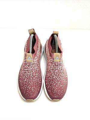 Adidas RapidaRun Laceless Knit J Trace Maroon Sneakers Shoes Men Size 6 B96354