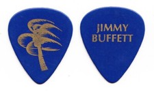 Jimmy Buffett Signature Palm Tree Blue Guitar Pick - 2001: A Beach Odyssey Tour