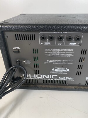 Phonic Powerpod 620 Plus 2x100W Powered Mixer Tested Working | eBay