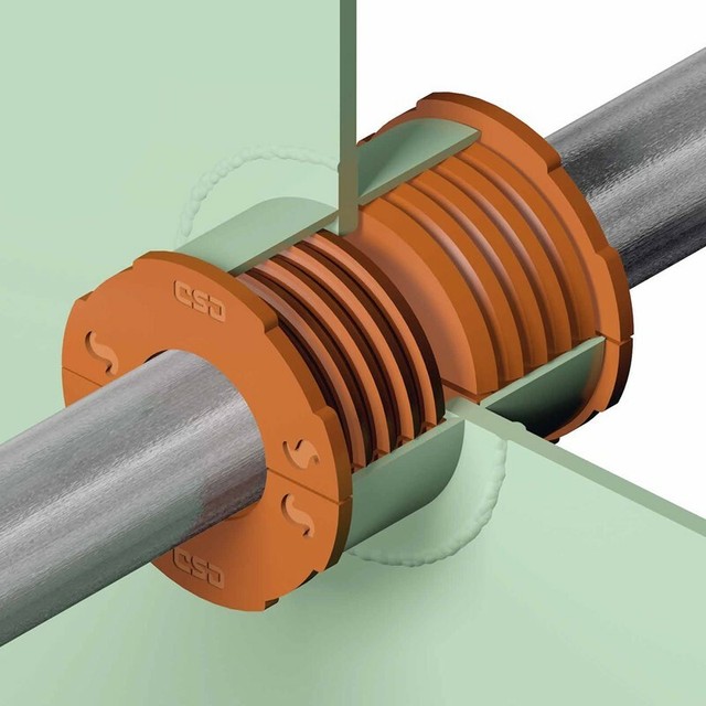 1 CSD Slipsil Fire Resistant Rubber Marine Bulkhead Plug Seal, 103/72