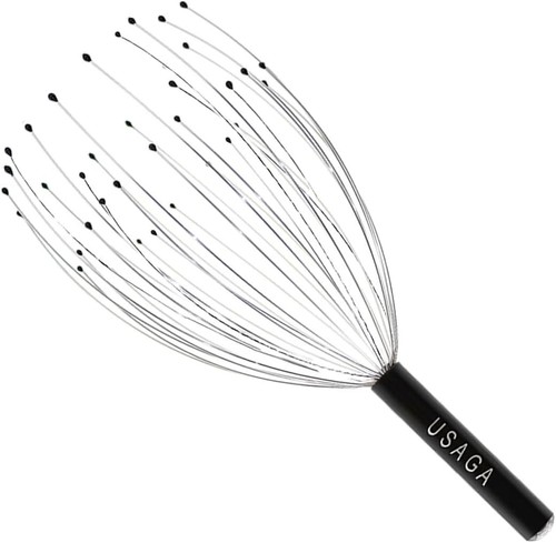 36 Fingers Black Head and Scalp Massager Relaxing Scratcher - Picture 9 of 9