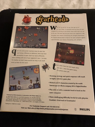Gearheads Macintosh CD Rom * New , Sealed - Zdjęcie 2 z 2