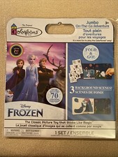 Colorforms Frozen Disney 3 Scenes 70 Stickers fold out