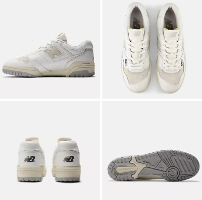 New Balance 550 Perforated Leather Mesh Sneakers Schuhe Trainers Turnschuhe 44,5 - Bild 1 von 4