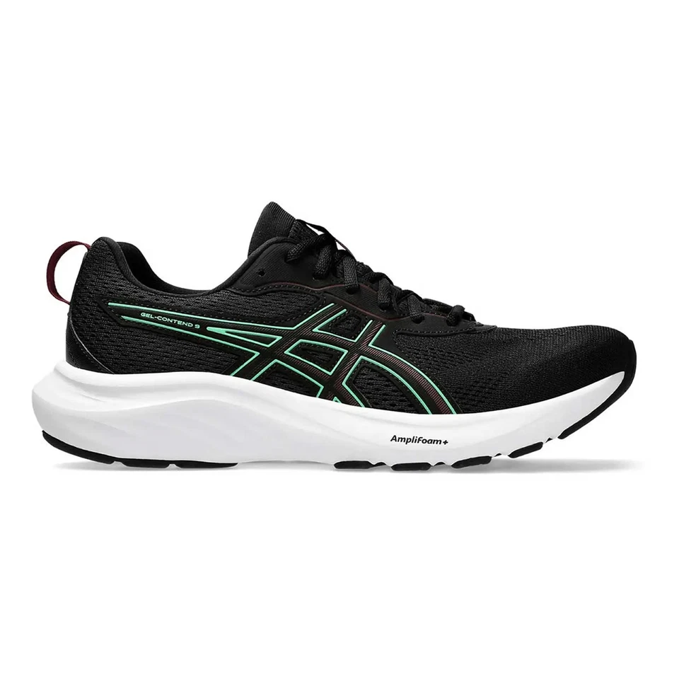 ASICS GEL CONTEND 9 scarpa running gel da uomo in tessuto nero - Imagen 4 de 4