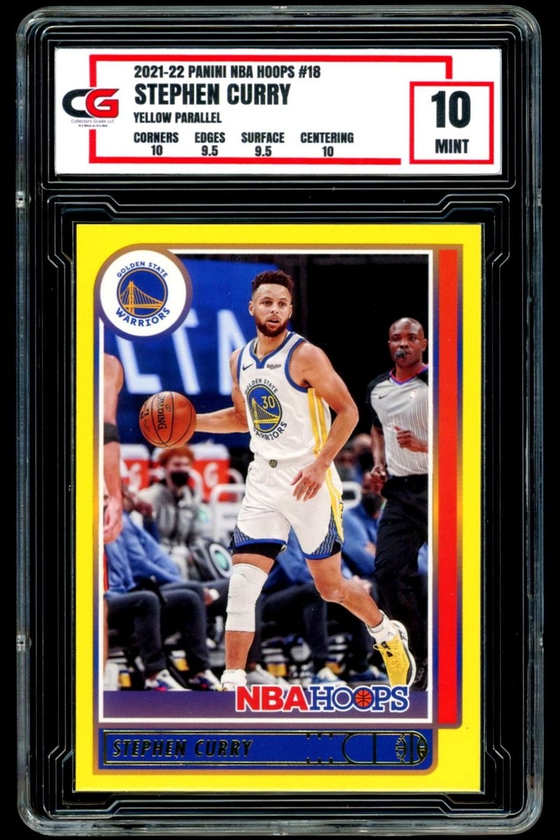 その他 curry hoops 2021 Panini Hoops #18 ~ YELLOW PARALLEL ~ Stephen Curry