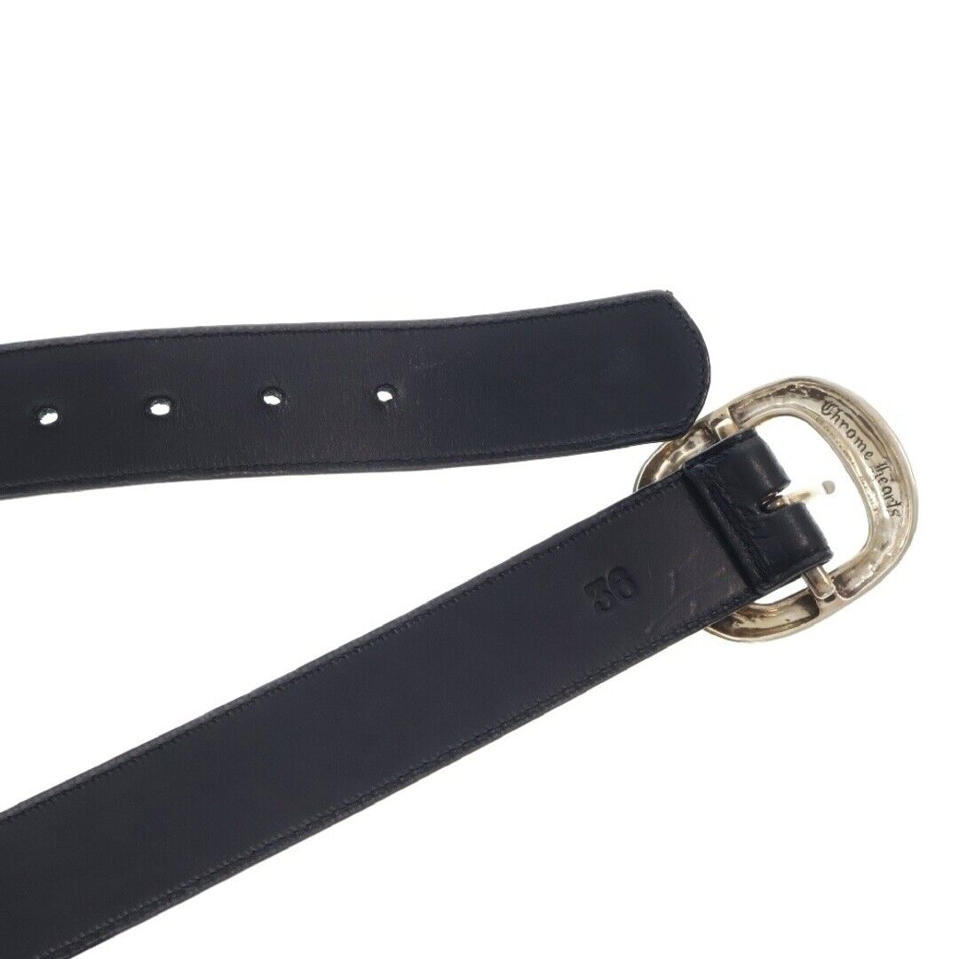 Chrome Hearts BLT Gunslinger 1.5 Leather Belt Black Used Chrome Hearts BLT Gunslinger 1.5 Leather Belt Black Used