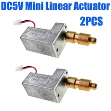 2PCS DC 5V Micro Linear Actuator Linear Retractable DC Motor DIY Unlocking Motor
