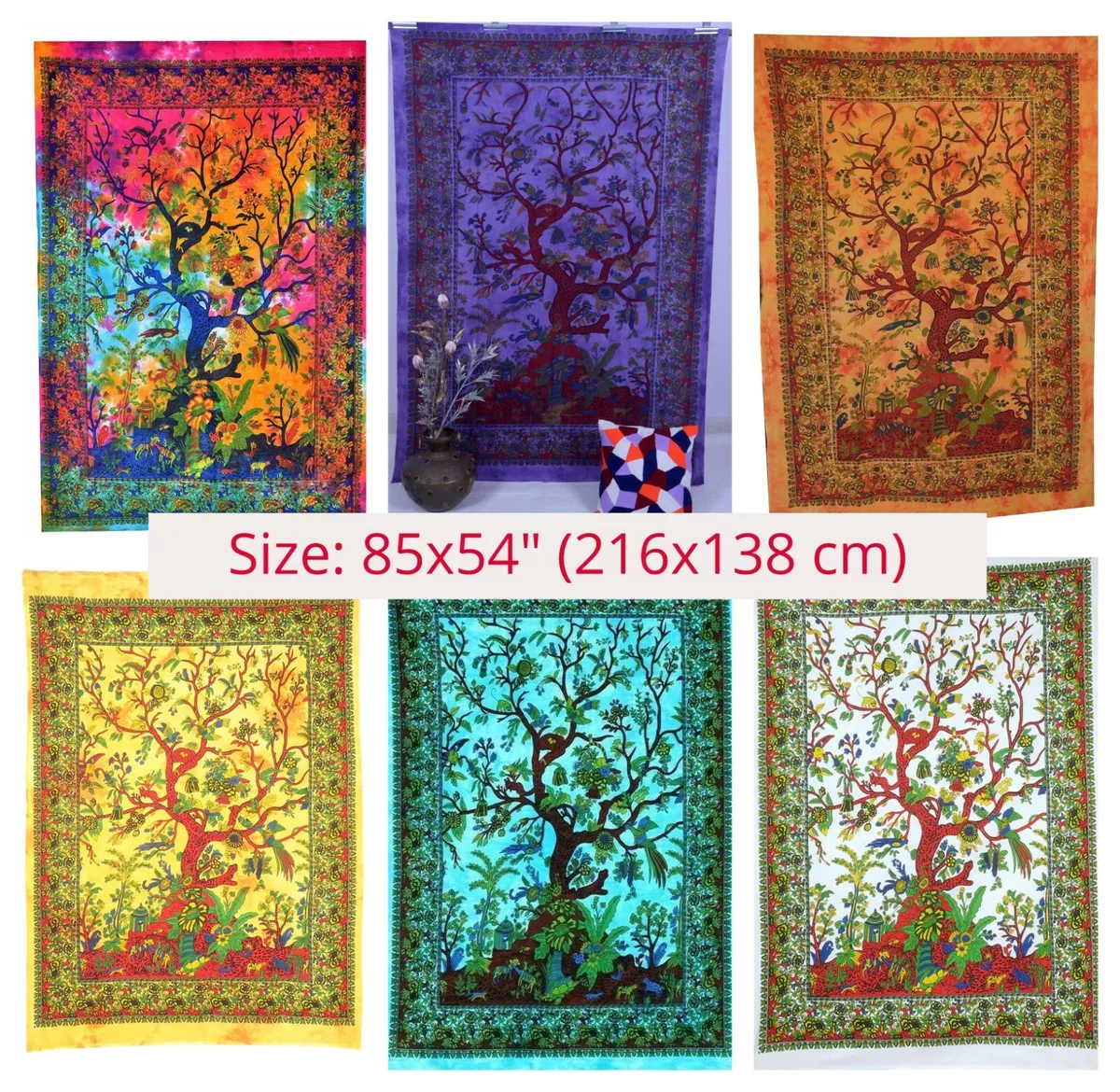 Large wall tapestry mandala hot sale