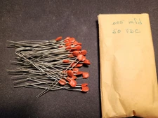 33 NOS VTG Sprague .005 mfd 50 VDC Ceramic Disk Capacitors Rare Hard to Find