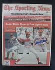 Johnny Bench Reds Signed Sporting News Cover Autograph PSA/DNA AN85355